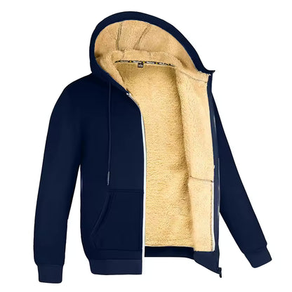 Reversible fleece jacket