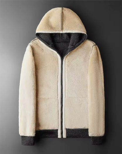 Reversible fleece jacket