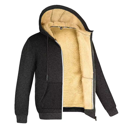 Reversible fleece jacket